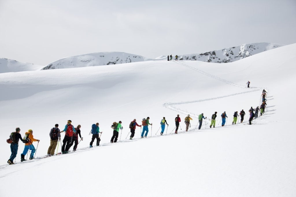 Weltgrösstes TelemarkFestival in Livigno GRHeute Die Bündner